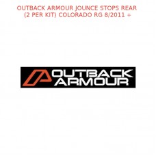 OUTBACK ARMOUR JOUNCE STOPS REAR (2 PER KIT) COLORADO RG 8/2011 +